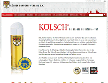 Tablet Screenshot of koelner-brauerei-verband.de